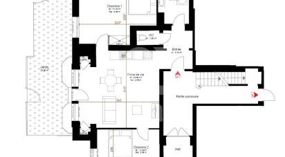 Appartement 3 pièces de 70 m² à Thumeries (59239)
