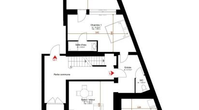 Appartement 2 pièces de 55 m² à Thumeries (59239)