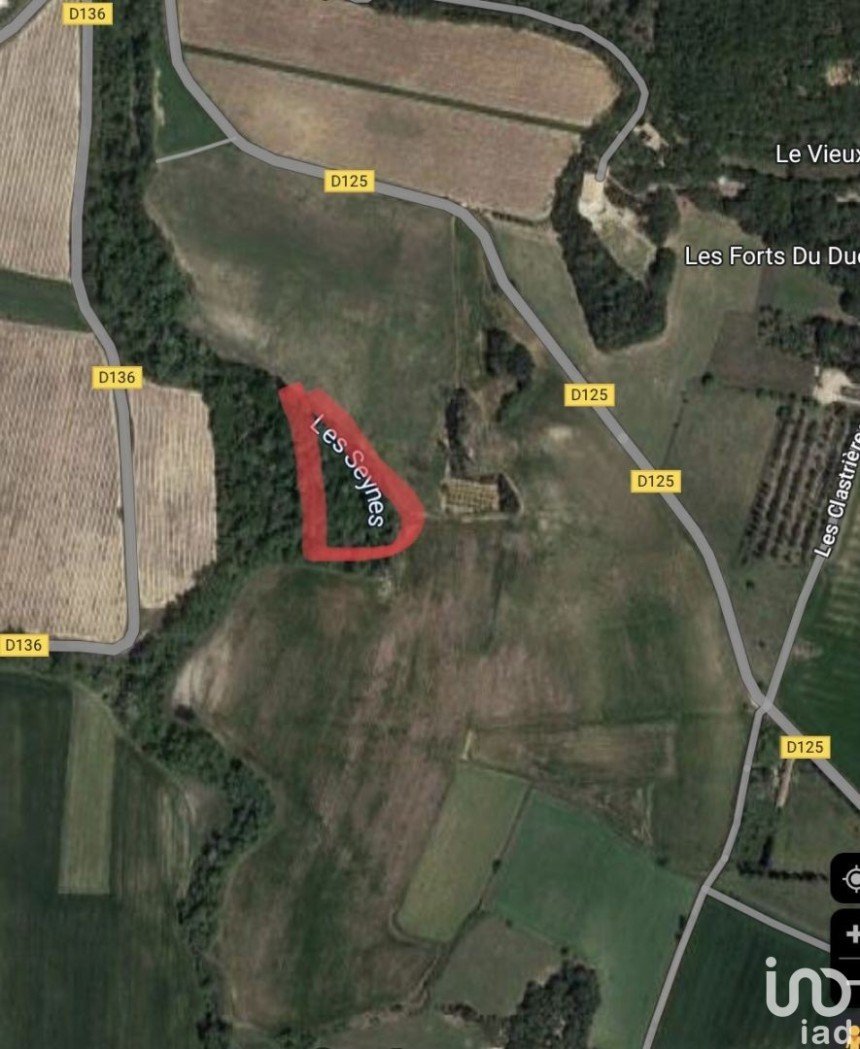 Land of 13,600 m² in Serviers-et-Labaume (30700)