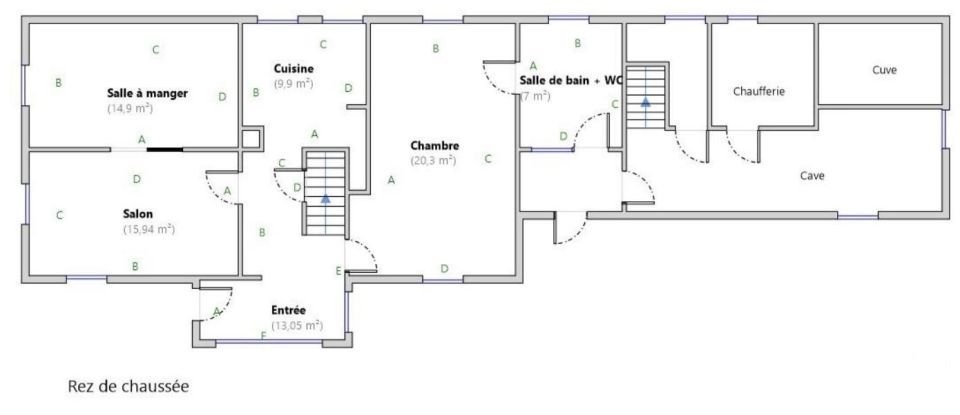 Maison 3 pièces de 107 m² à Gries (67240)