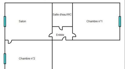 Apartment 3 rooms of 37 m² in Le Raincy (93340)