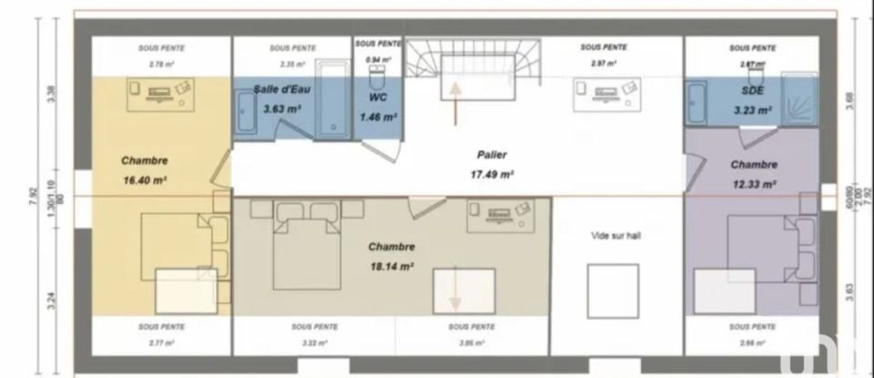 Barn conversion 1 room of 185 m² in Dormelles (77130)