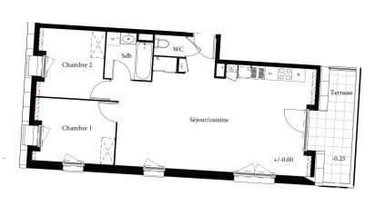Appartement 3 pièces de 64 m² à Saint-Étienne-du-Rouvray (76800)