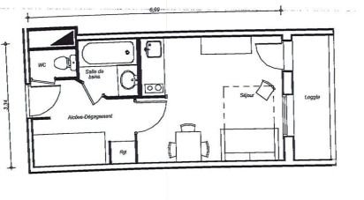 Appartement 1 pièce de 23 m² à La Rochelle (17000)