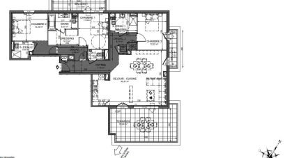 Appartement 4 pièces de 117 m² à Le Cannet (06110)