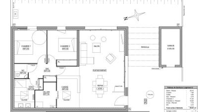 House 3 rooms of 88 m² in Saint-Hilaire-de-Riez (85270)