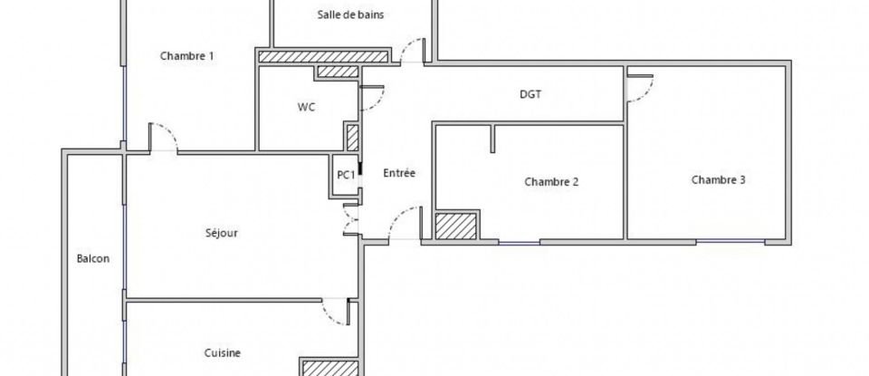 Appartement 4 pièces de 82 m² à Aubervilliers (93300)