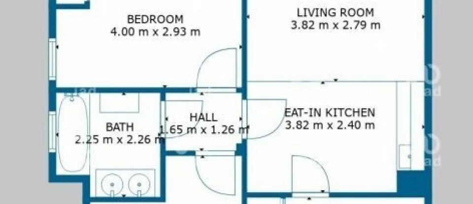 Apartment 3 rooms of 54 m² in Niort (79000)