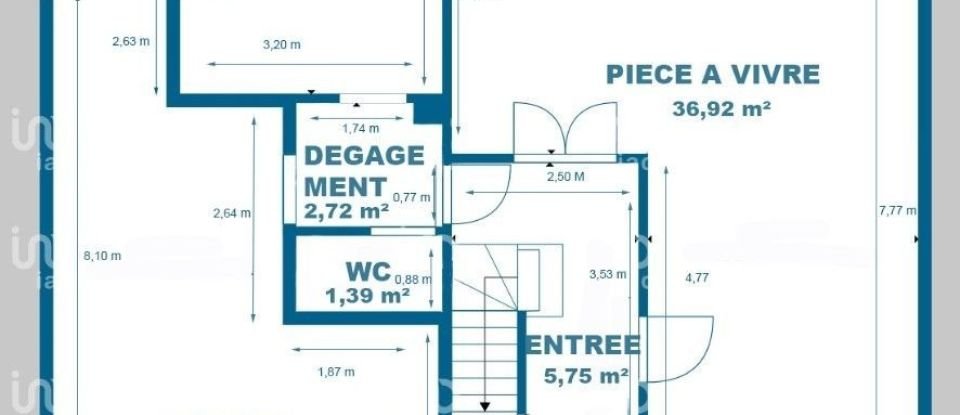 House 6 rooms of 113 m² in Saint-Herblain (44800)