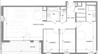 Appartement 4 pièces de 99 m² à Annecy (74000)