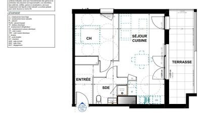 Apartment 2 rooms of 45 m² in Pau (64000)