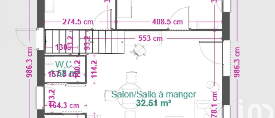 Maison 6 pièces de 110 m² à Hamelin (50730)