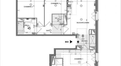 Appartement 4 pièces de 72 m² à Clamart (92140)