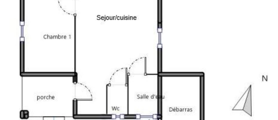 House 2 rooms of 30 m² in Saint-Julien-en-Quint (26150)