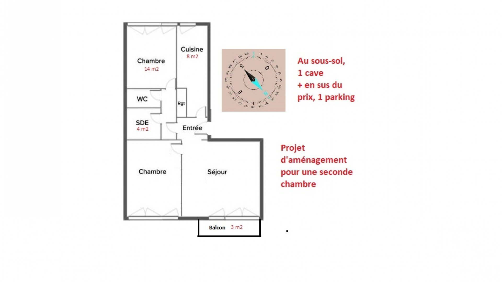Appartement a louer neuilly-sur-seine - 3 pièce(s) - 74 m2 - Surfyn
