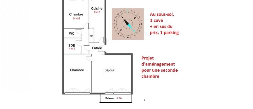 Apartment 3 rooms of 74 m² in Neuilly-sur-Seine (92200)