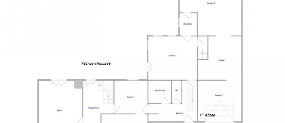 Demeure 11 pièces de 272 m² à Ham-sur-Meuse (08600)