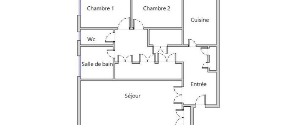 Apartment 3 rooms of 79 m² in Saint-Dizier (52100)