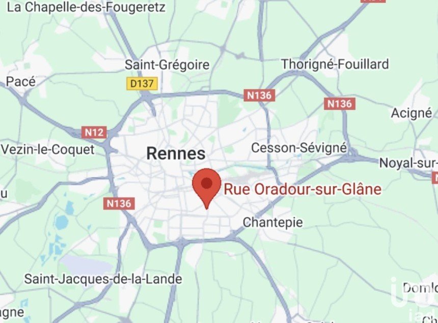 Land of 156 m² in Rennes (35200)