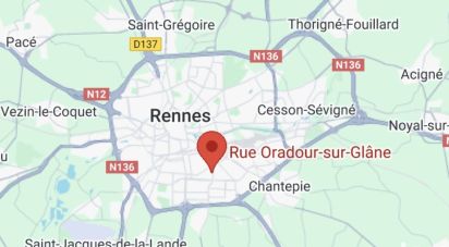 Land of 156 m² in Rennes (35200)
