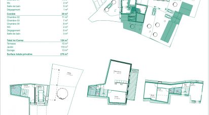 Apartment 5 rooms of 124 m² in Bernin (38190)