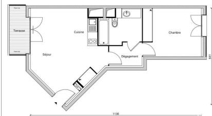 Appartement 2 pièces de 45 m² à Le Perreux-sur-Marne (94170)