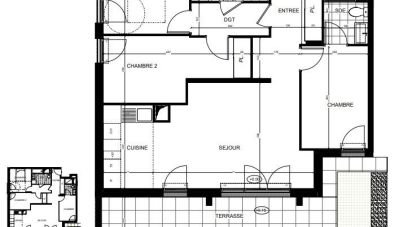 Appartement 4 pièces de 81 m² à Brunoy (91800)