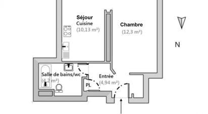 Appartement 2 pièces de 32 m² à Nice (06000)