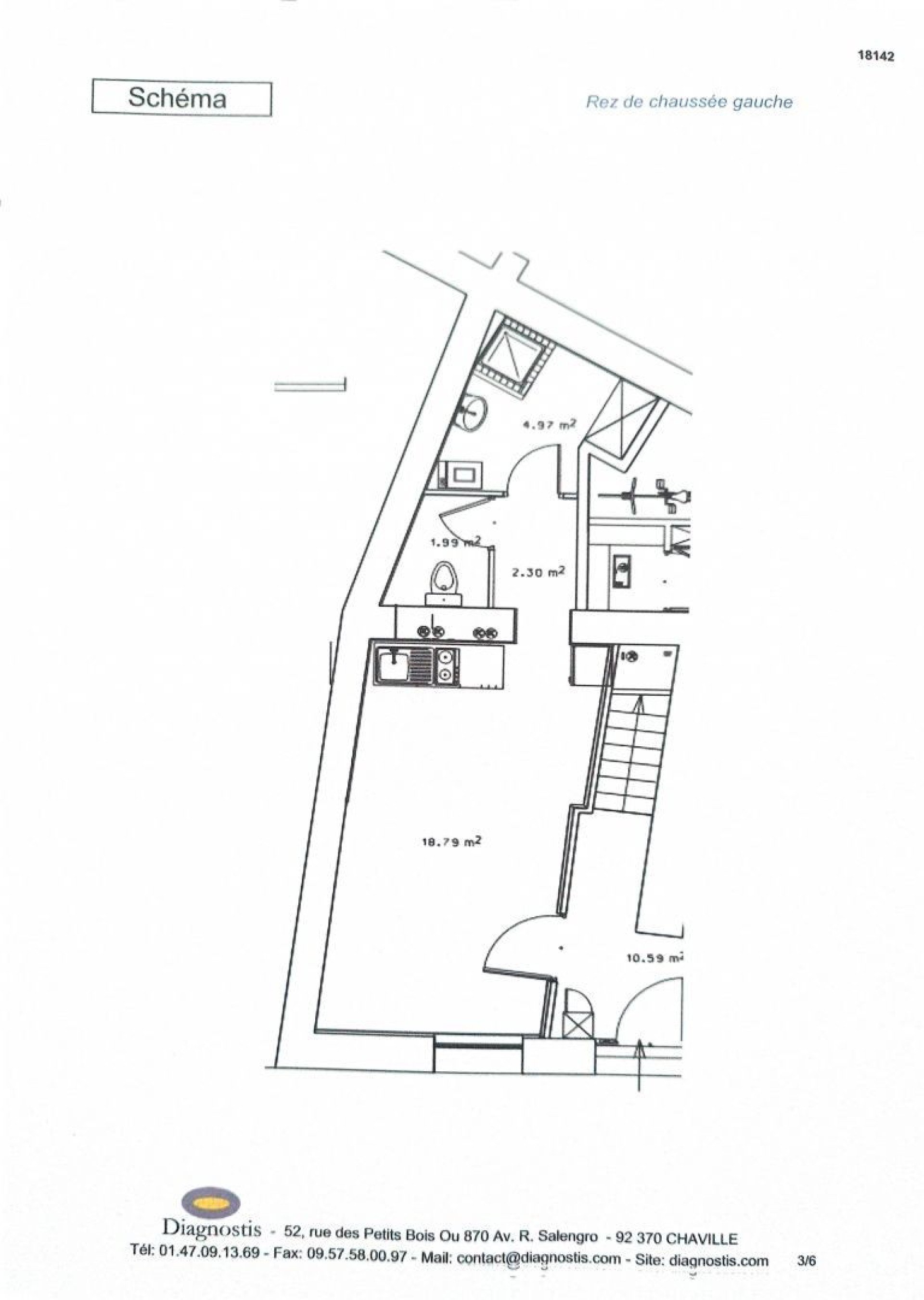 Appartement a vendre  - 1 pièce(s) - 27 m2 - Surfyn