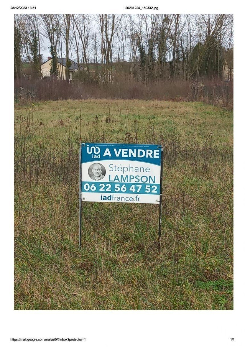 Land of 840 m² in Vésigneul-sur-Marne (51240)