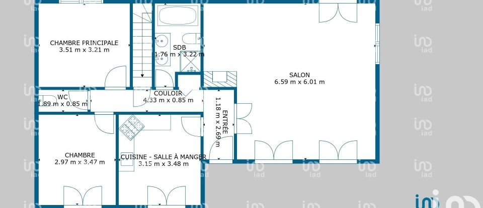 Maison 5 pièces de 101 m² à Boisseuil (87220)