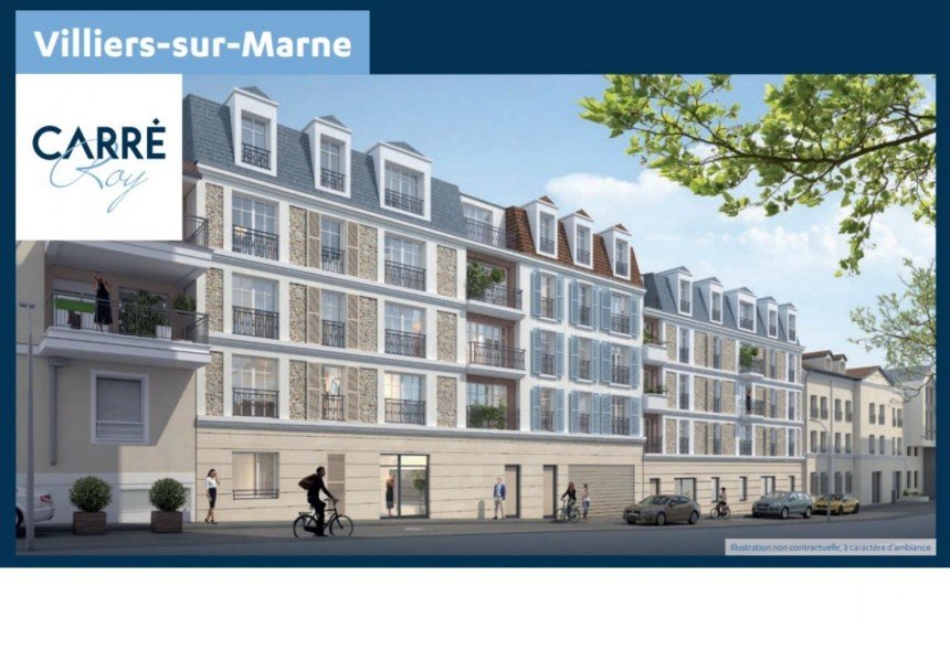 Appartement 1 pièce de 37 m² à Villiers-sur-Marne (94350)