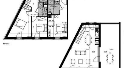 Duplex 4 pièces de 104 m² à Andernos-les-Bains (33510)