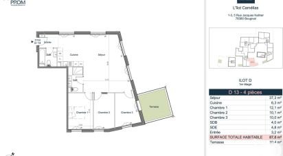 Appartement 4 pièces de 88 m² à Bougival (78380)