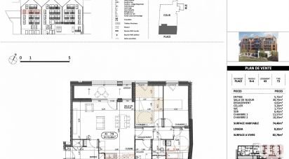 Appartement 3 pièces de 74 m² à Saint-Omer (62500)