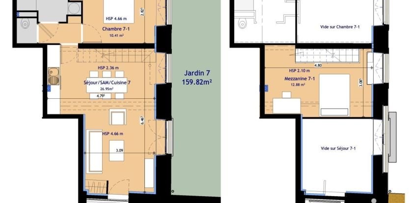 Apartment 2 rooms of 57 m² in Cognac (16100)