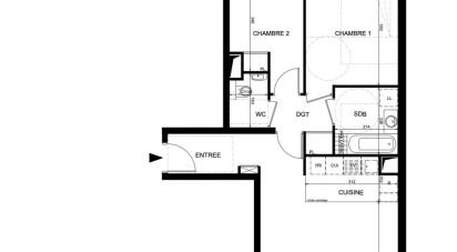 Apartment 3 rooms of 64 m² in Châtenay-Malabry (92290)
