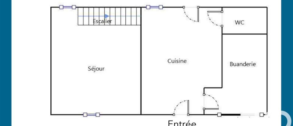 Town house 4 rooms of 97 m² in Rezé (44400)