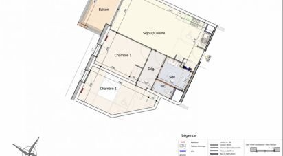 Appartement 3 pièces de 57 m² à Briançon (05100)