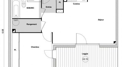 Appartement 2 pièces de 48 m² à Saint-Laurent-de-la-Salanque (66250)