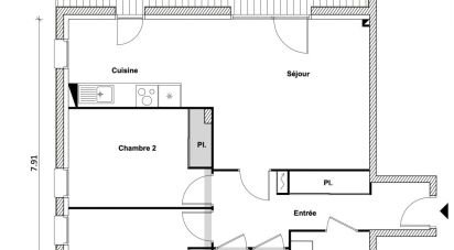 Apartment 3 rooms of 64 m² in Saint-Laurent-de-la-Salanque (66250)