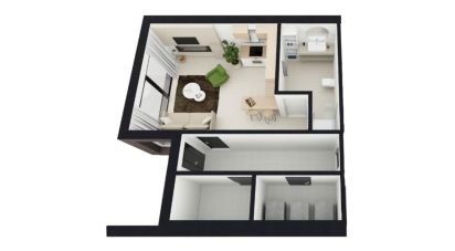 Apartment 1 room of 33 m² in Florange (57190)