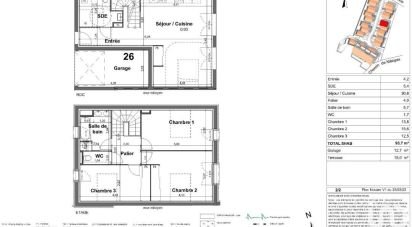 Maison 4 pièces de 94 m² à Lacanau (33680)