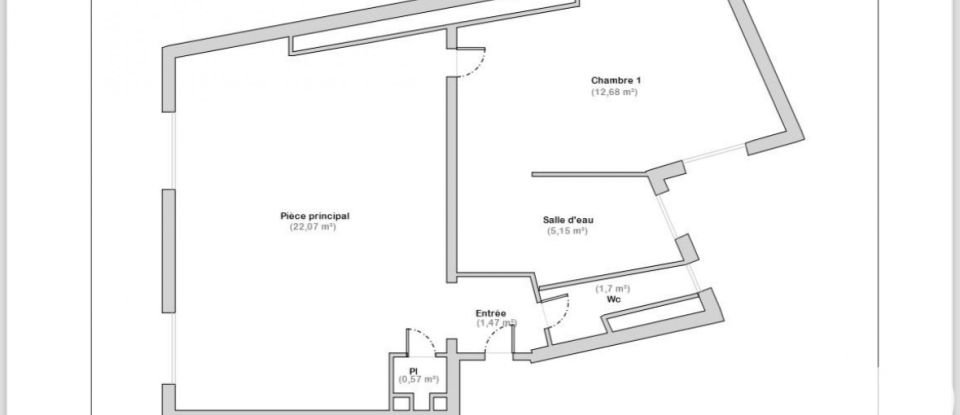 Appartement 2 pièces de 43 m² à Malakoff (92240)