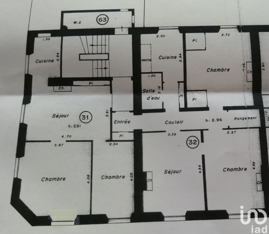 Appartement 3 pièces de 44 m² à Melun (77000)