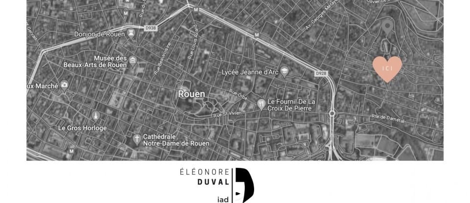 Appartement 5 pièces de 93 m² à Rouen (76000)