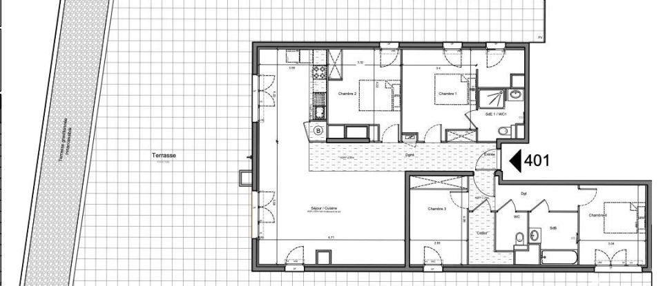 Appartement 5 pièces de 129 m² à Biscarrosse (40600)
