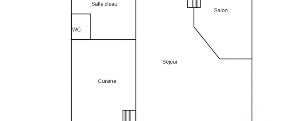 Apartment 2 rooms of 56 m² in Nantes (44100)