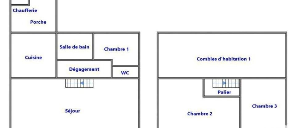 Maison 4 pièces de 125 m² à Petit-Palais-et-Cornemps (33570)