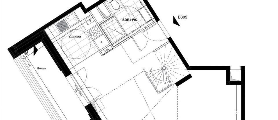 Appartement 5 pièces de 116 m² à Cabourg (14390)